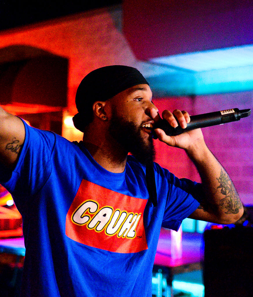 The rapper known as Tony'J performs